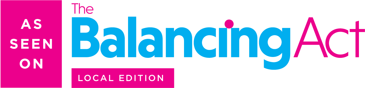 As seen on The Balancing Act logo